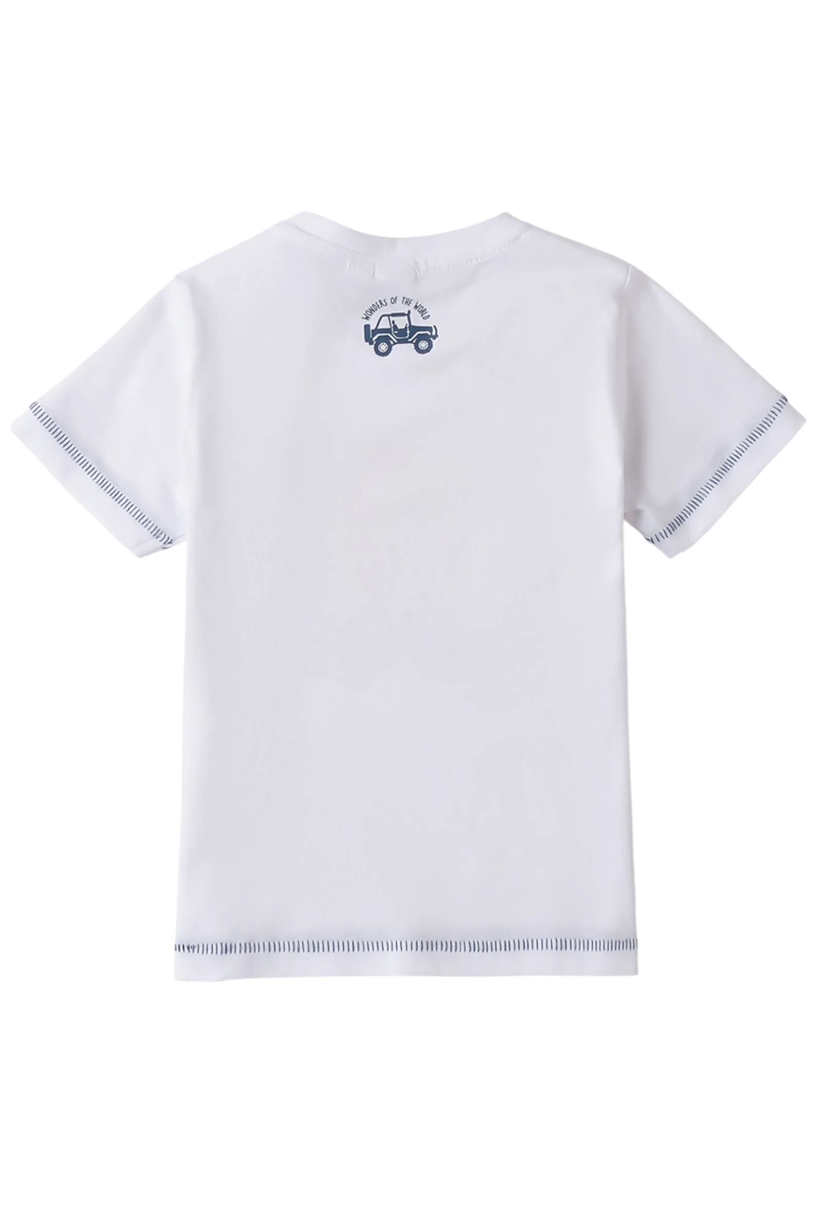Футболка мал. АРТ.4.B452.00,бел-мул,хл