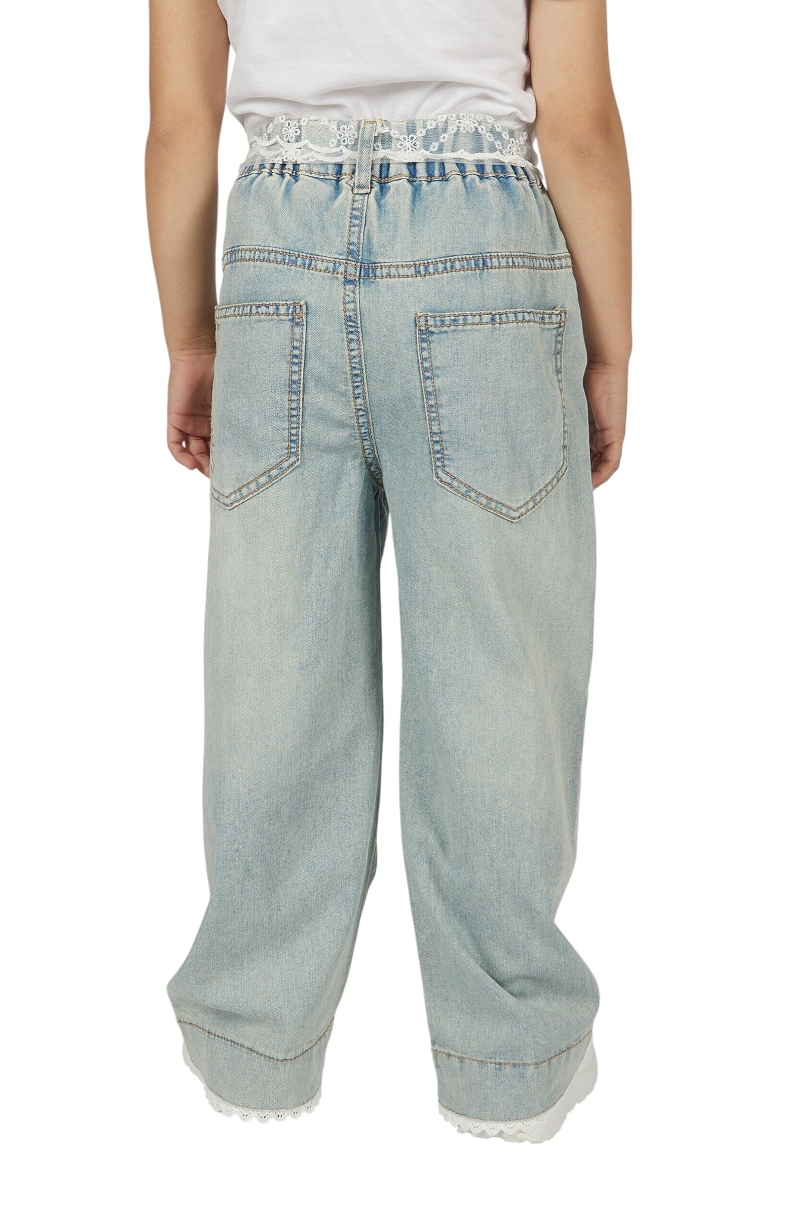 Джинсы дев. АРТ.G-JN26115,син,хл