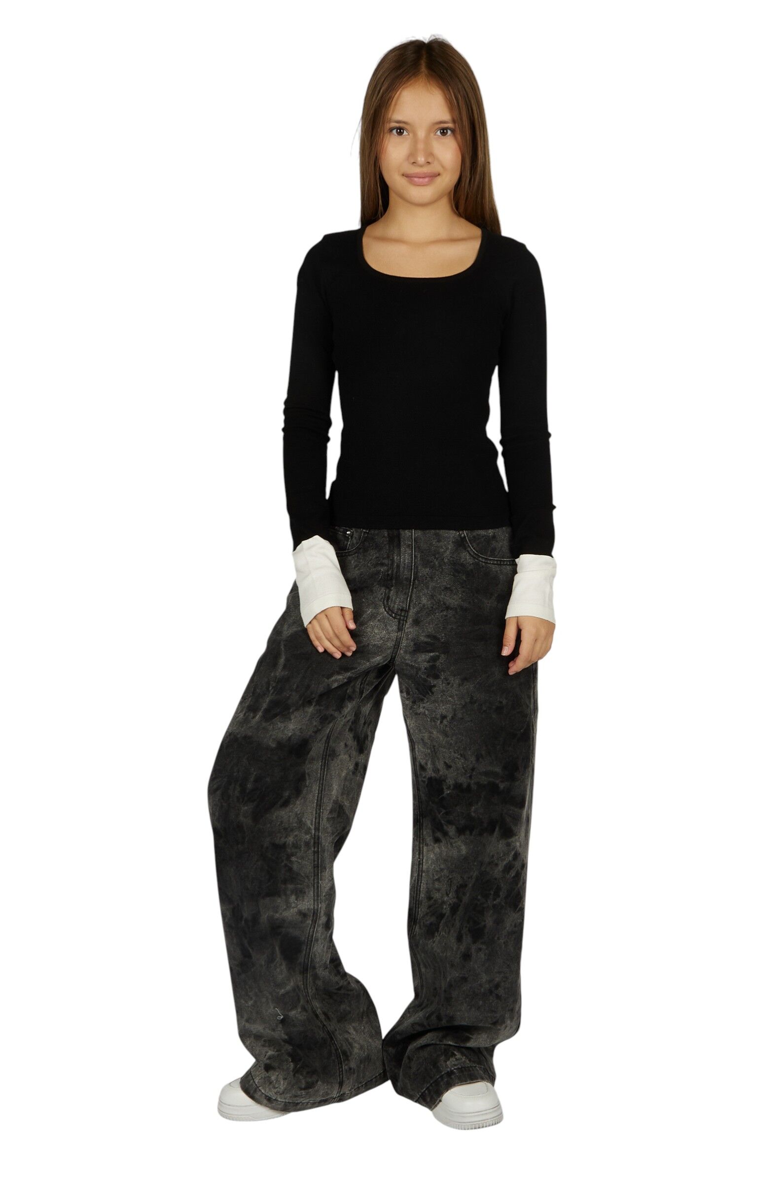 Джинсы АРТ.G-TR26026,чер,хл