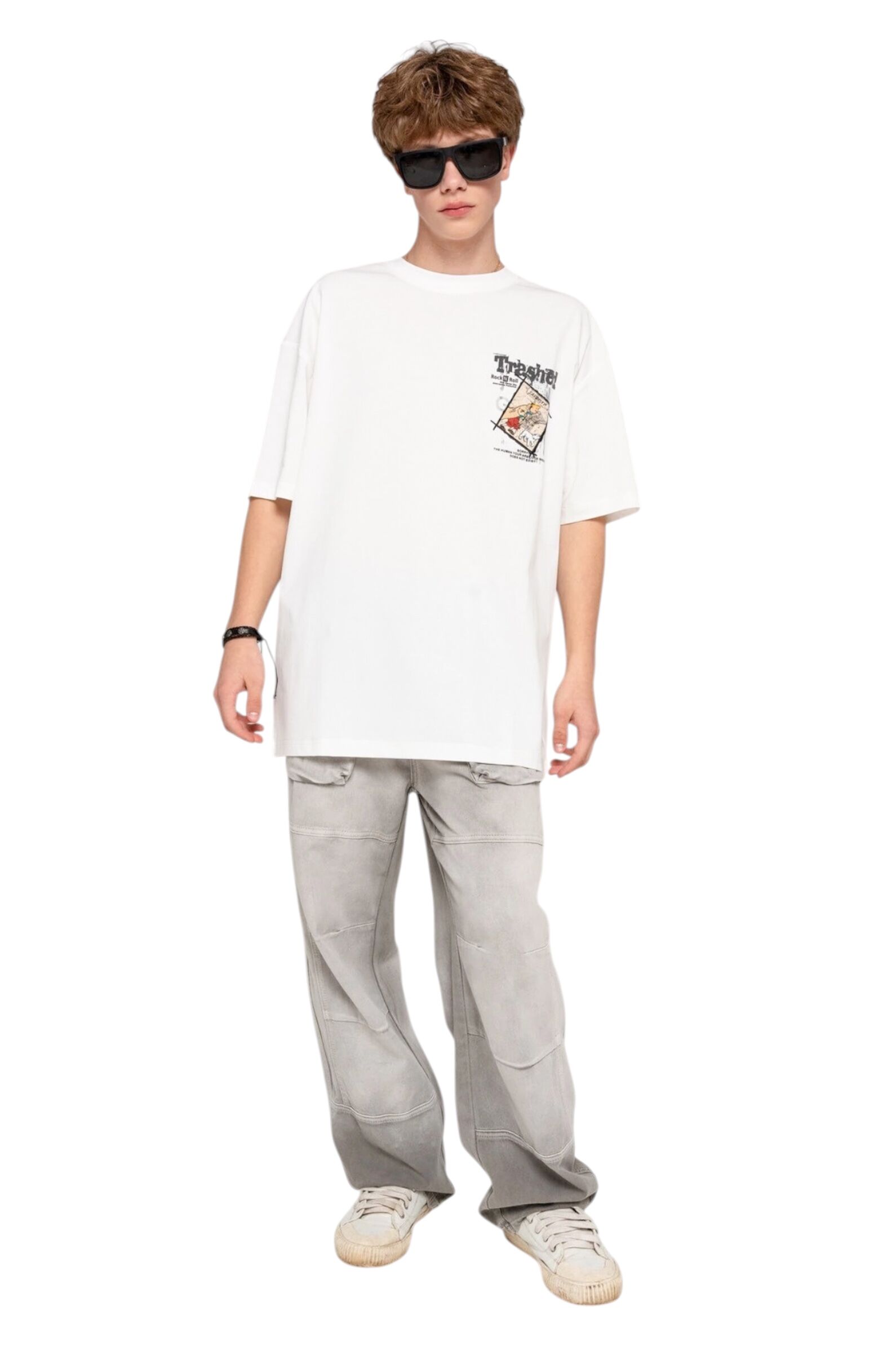 Футболка АРТ.XS3017.01,бел,хл-пэ-эл