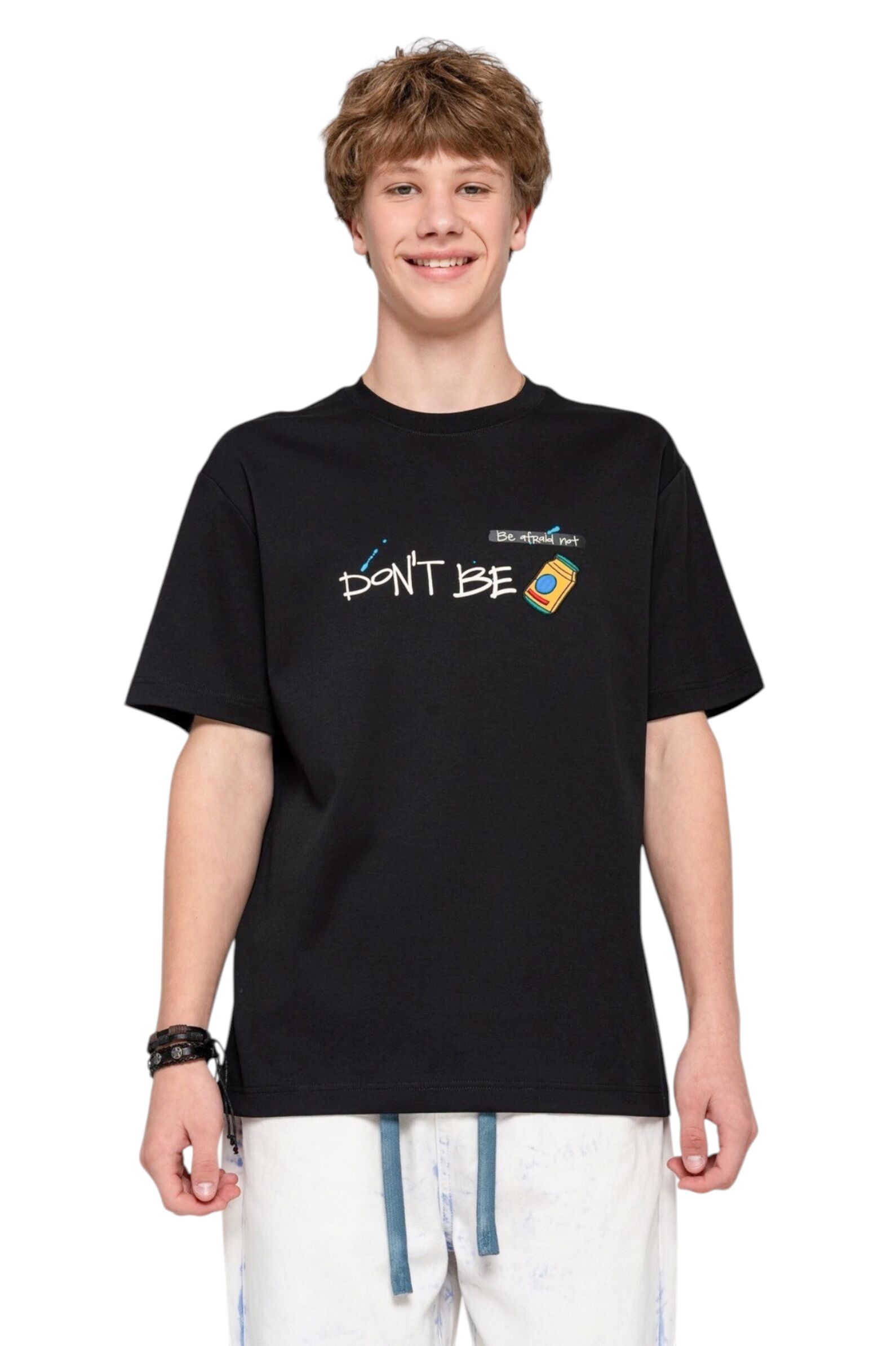 Футболка АРТ.XS3122.03,чер,хл-пэ-эл