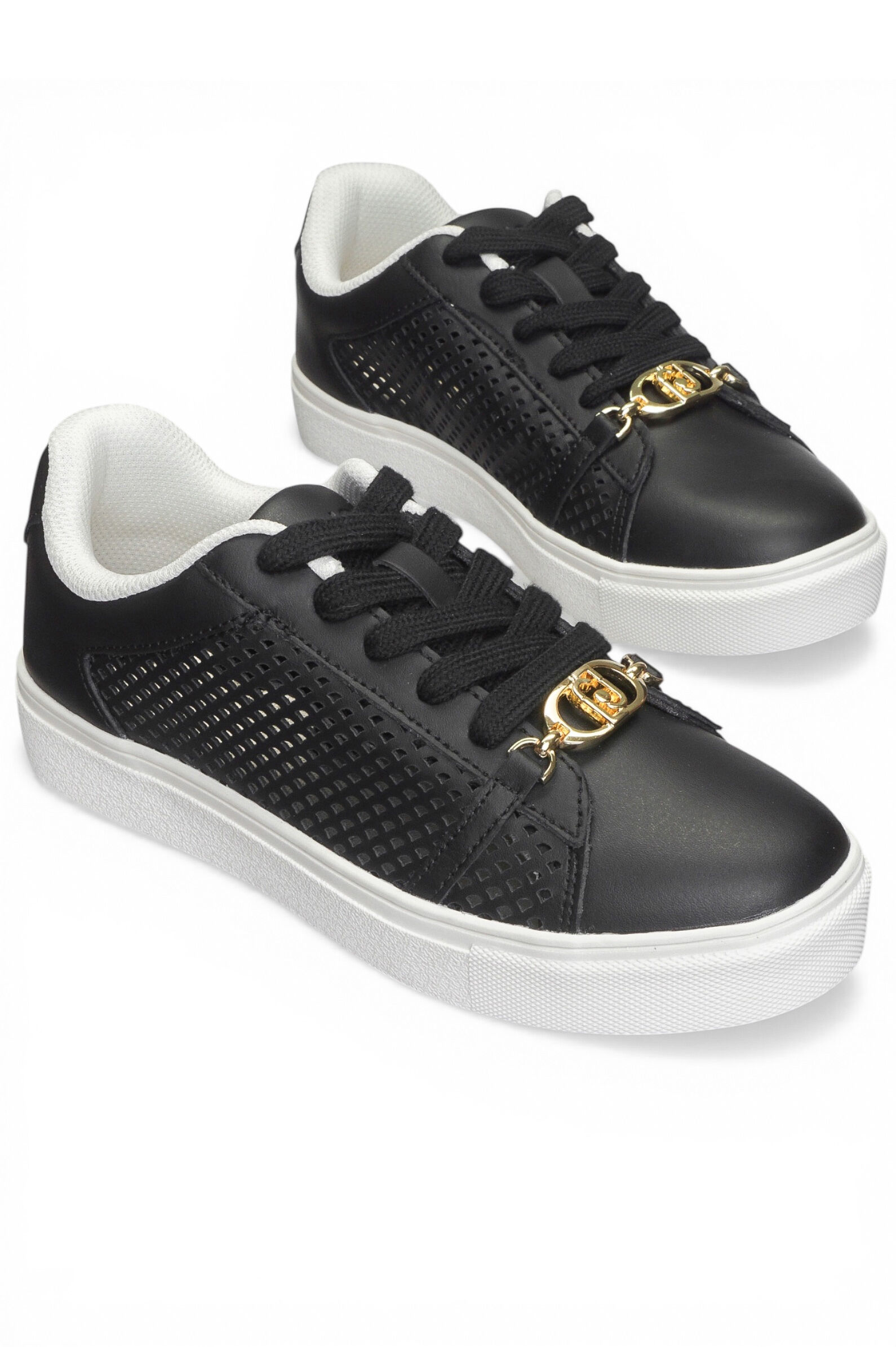 Кеды жен. АРТ.BA6063PX24622222,чер,н.к/тек-н.к