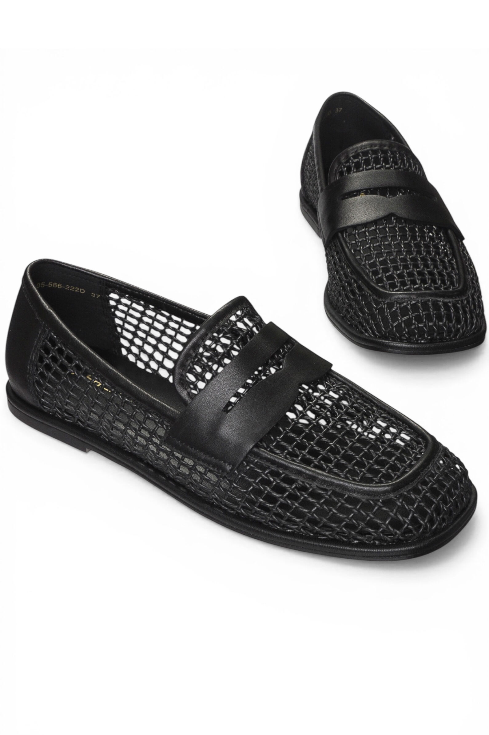 Лоферы жен.АРТ.6105-566-222D,чер,н.к/н.к