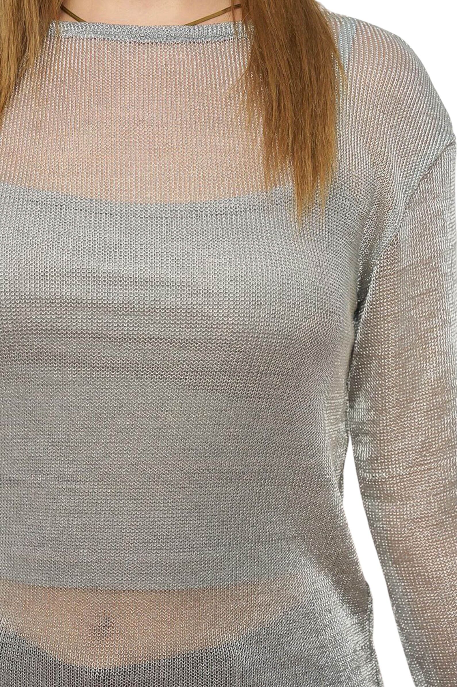 Лонгслив+топ дев. АРТ.7998,сер,хл-лайкра