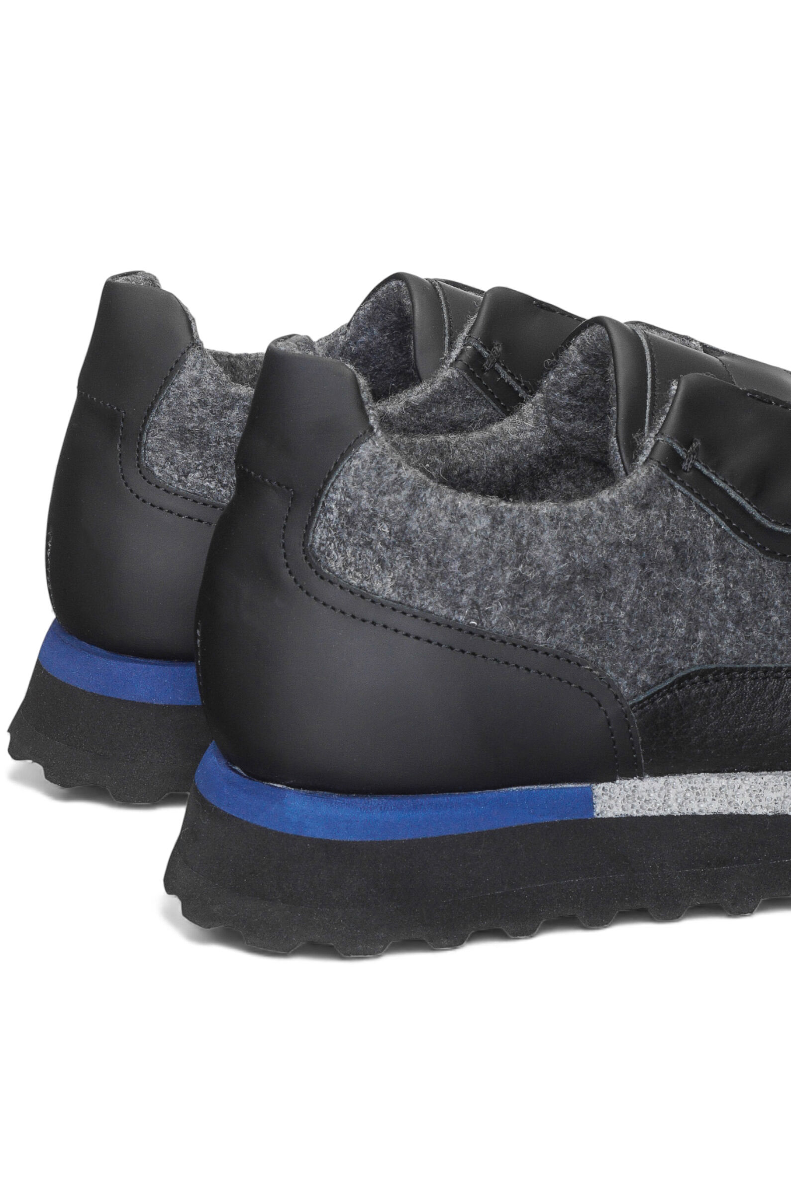 П/ботинки муж. АРТ.16450A300,сер,н.к-тек/байка