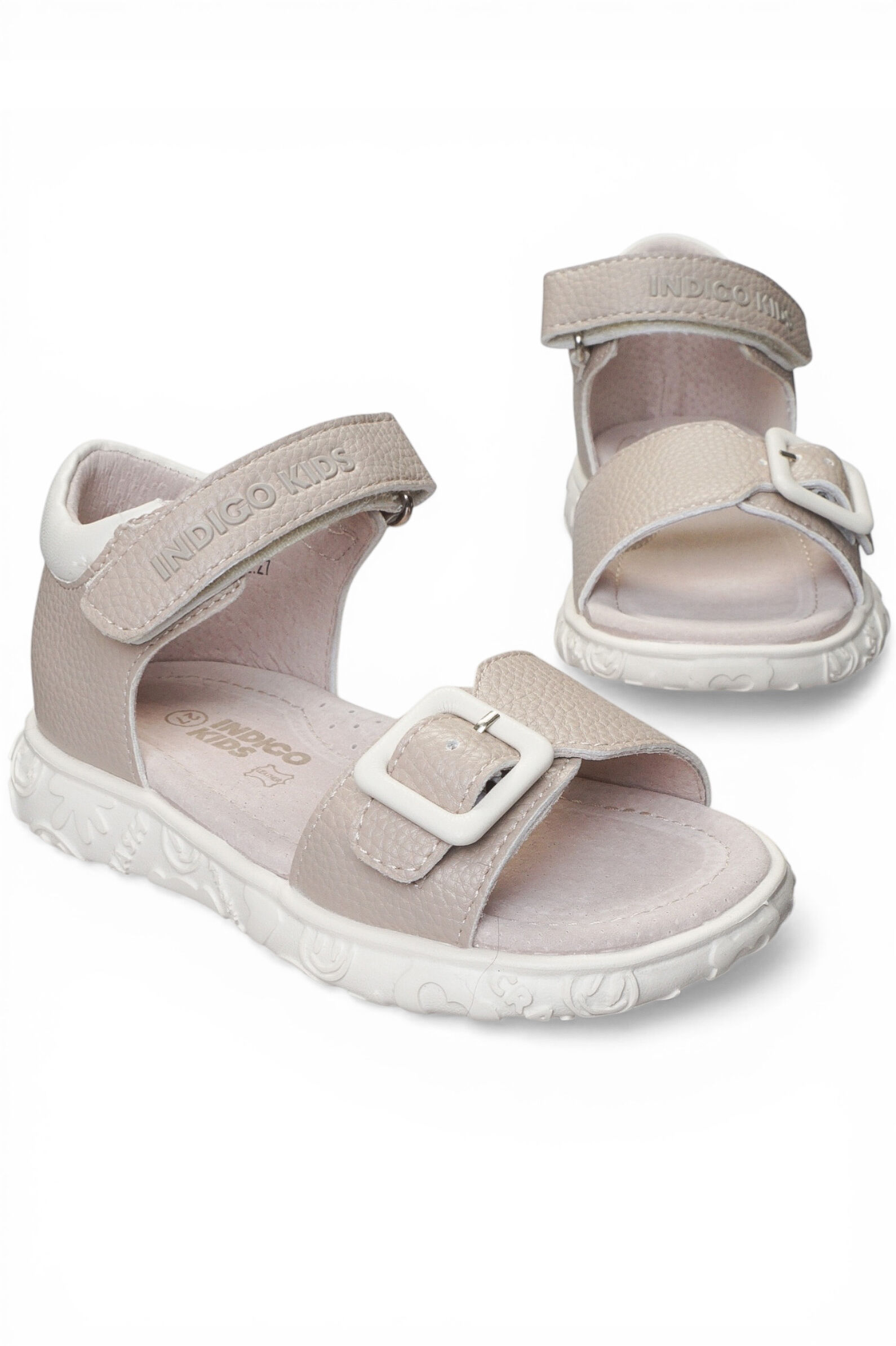 Сандалии дев. АРТ.222-075C,беж,н.к-и.к/н.к