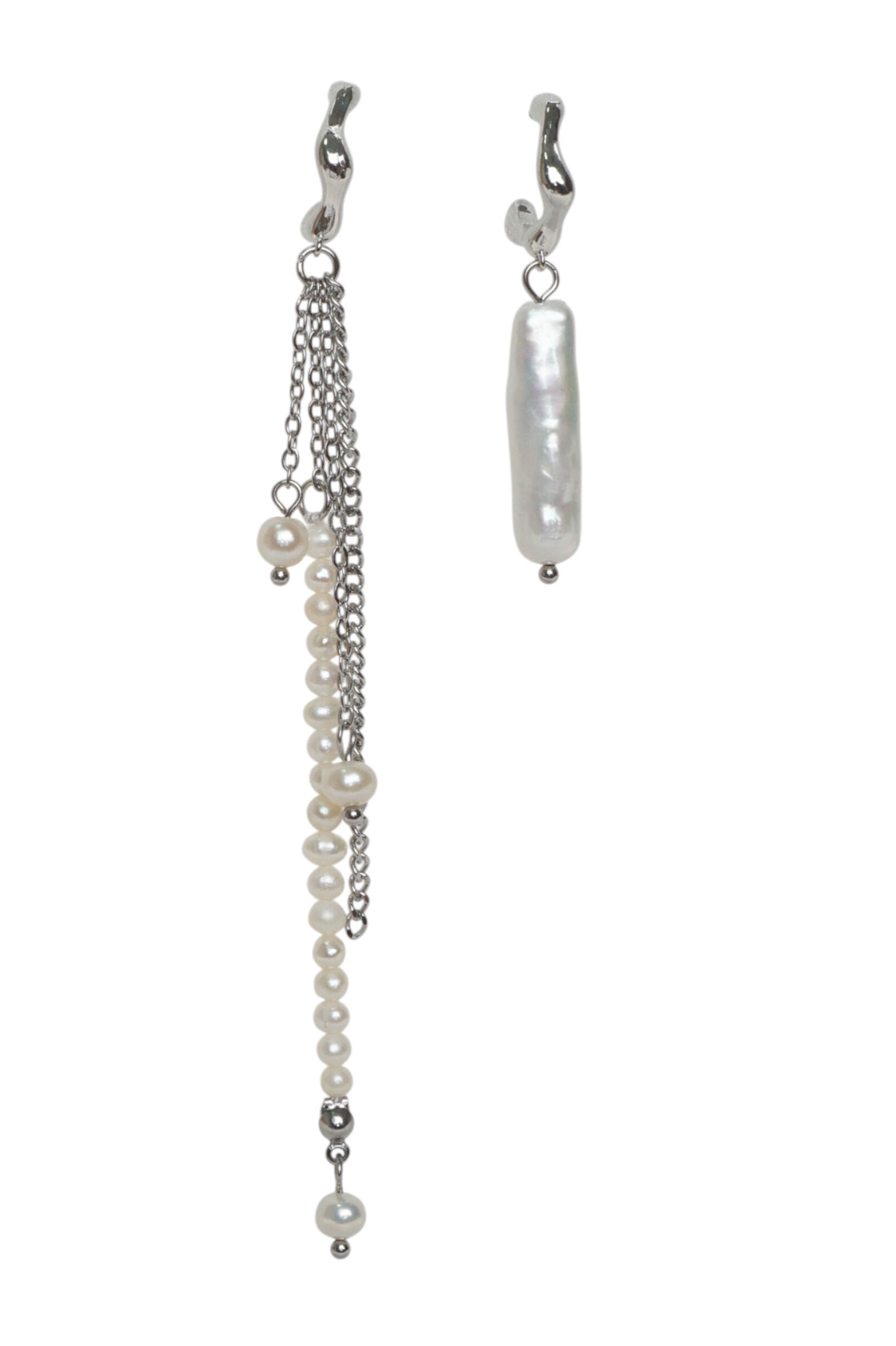 Серьги АРТ.J.335,сереб-бел