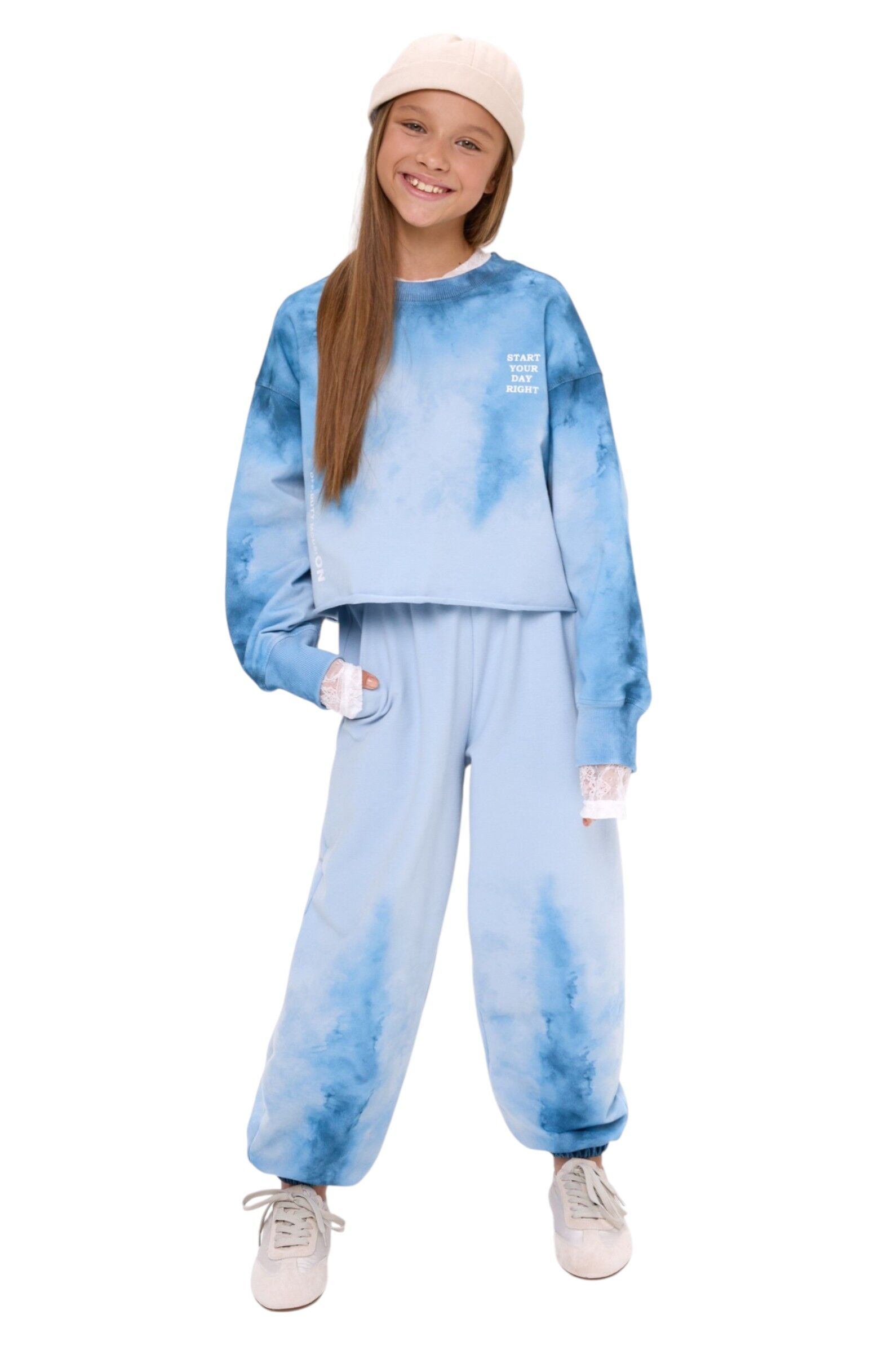 Свитшот дев. АРТ.260115,гол,хл-эл