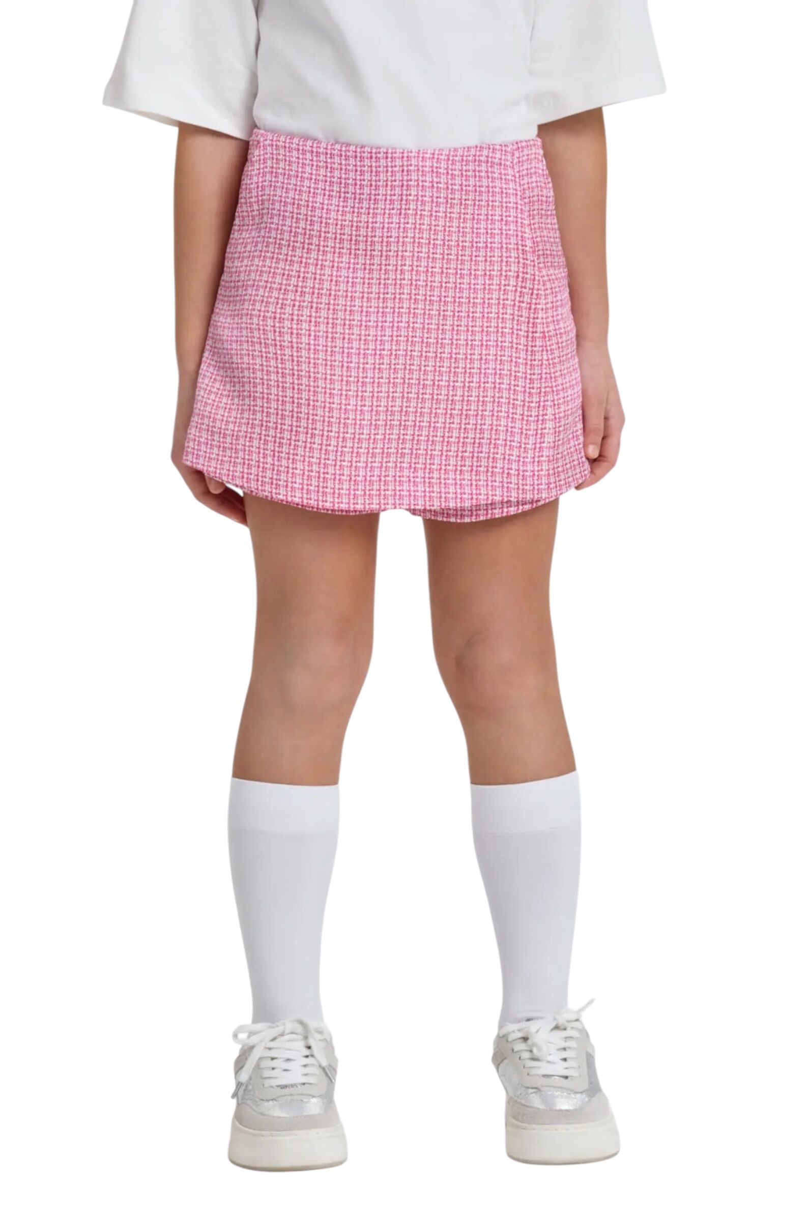 Юбка-шорты дев. АРТ.43.134,роз,пэ/хл