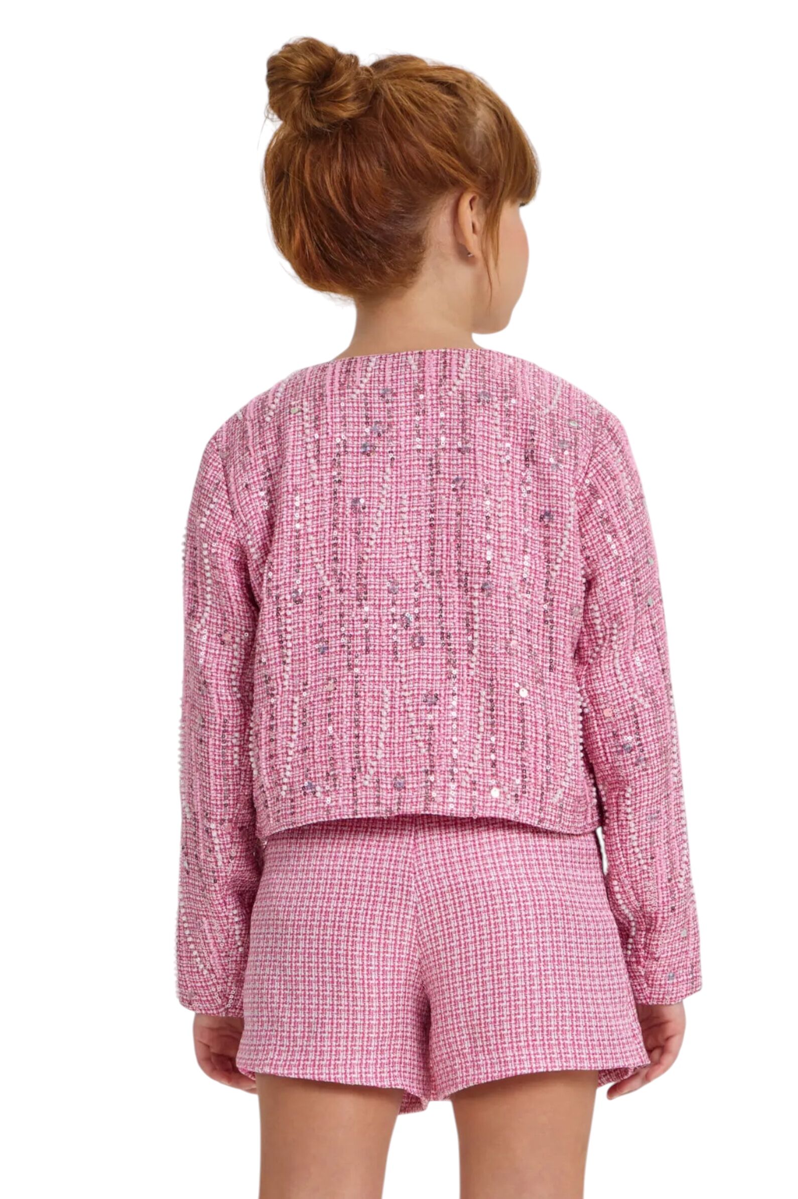 Жакет дев. АРТ.42.134,роз,пэ/хл