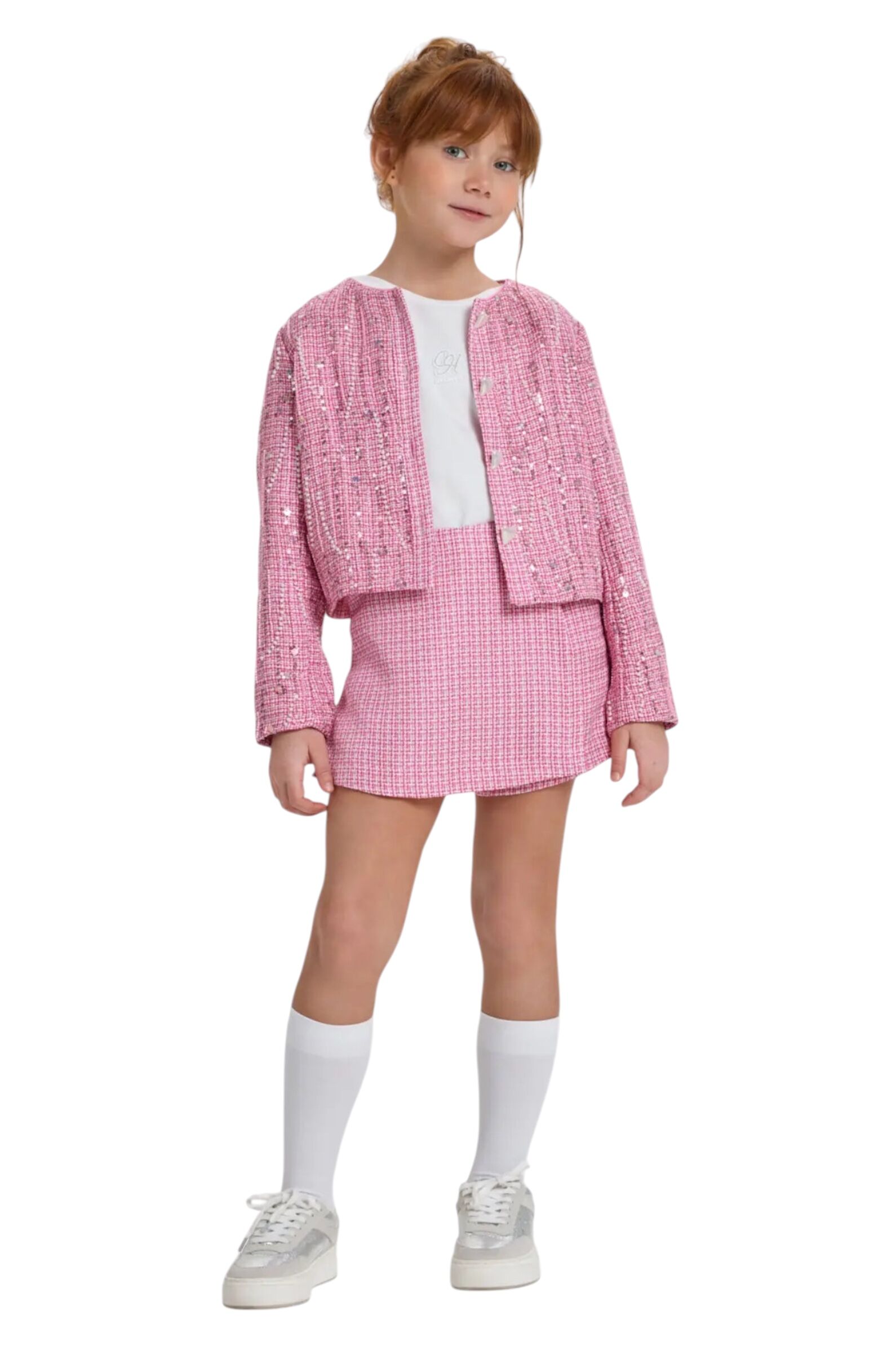 Жакет дев. АРТ.42.134,роз,пэ/хл